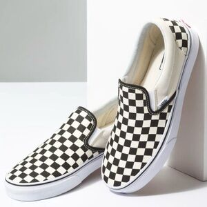 Vans Black and White Checkered Sneakers